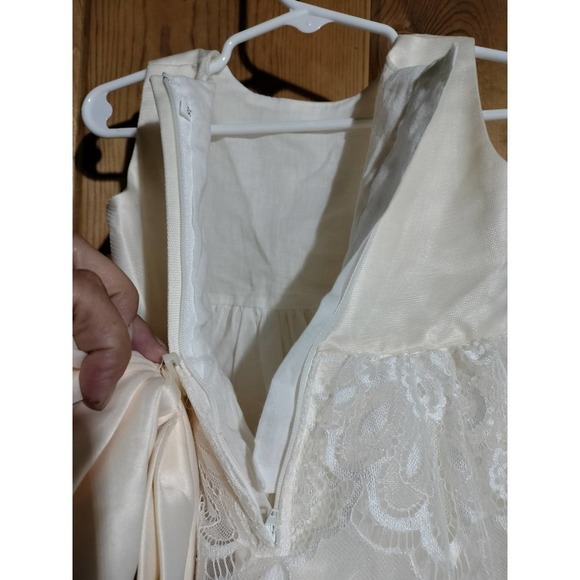 Formal toddler sleeveless dress 18 months light blush pink and white SUPER CUTE! - Picture 7 of 11